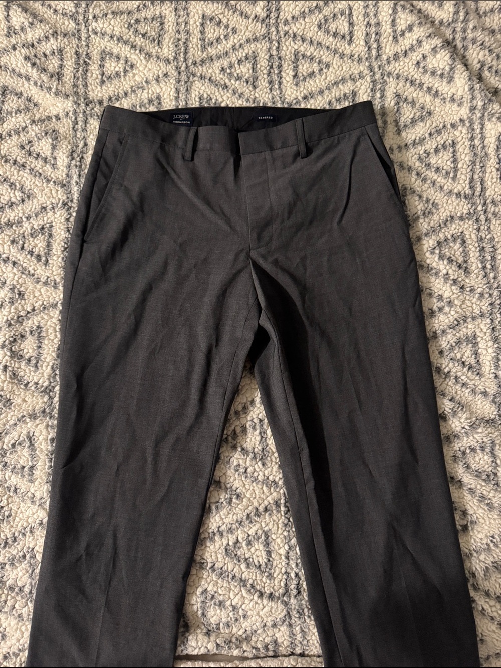 J. Crew Thompson Pants in Black with Navy Label